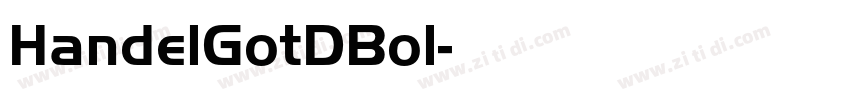 HandelGotDBol字体转换