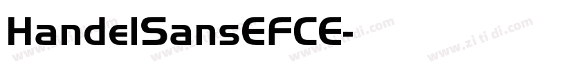 HandelSansEFCE字体转换