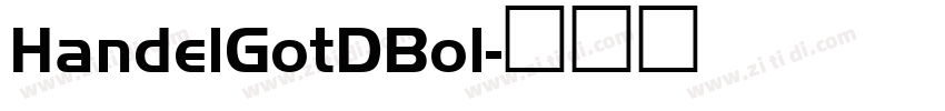 HandelGotDBol字体转换