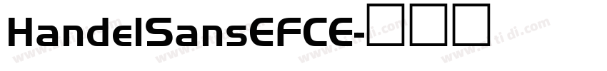 HandelSansEFCE字体转换