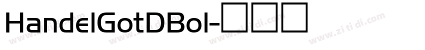 HandelGotDBol字体转换