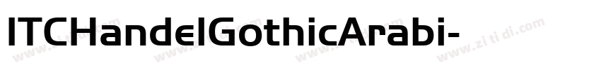 ITCHandelGothicArabi字体转换