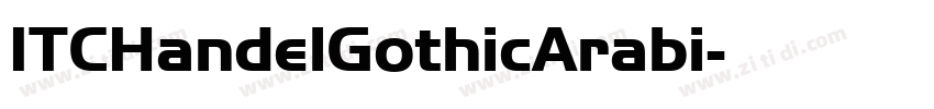 ITCHandelGothicArabi字体转换