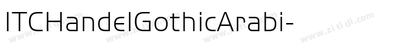 ITCHandelGothicArabi字体转换