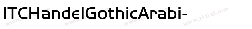 ITCHandelGothicArabi字体转换