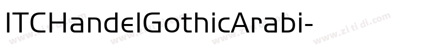 ITCHandelGothicArabi字体转换