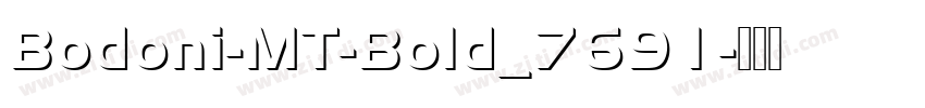 Bodoni-MT-Bold_7691字体转换