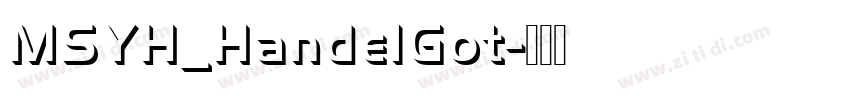MSYH_HandelGot字体转换