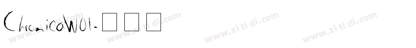ChronicaW01字体转换