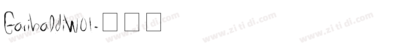 GaribaldiW01字体转换