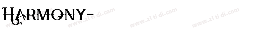 Harmony字体转换