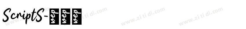 ScriptS字体转换