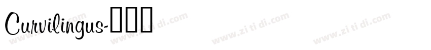 Curvilingus字体转换