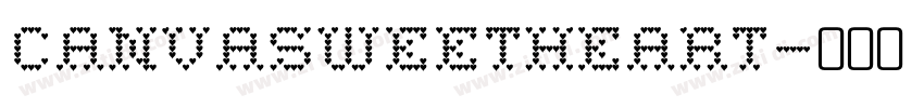 CanvaSweetHeart字体转换