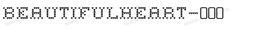 beautifulheart字体转换