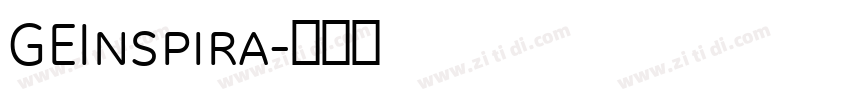 GEInspira字体转换
