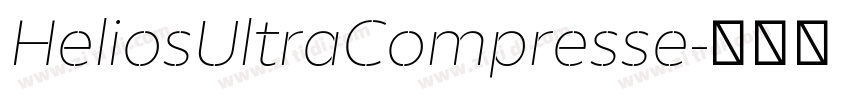HeliosUltraCompresse字体转换