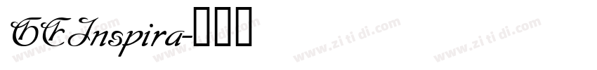 GEInspira字体转换