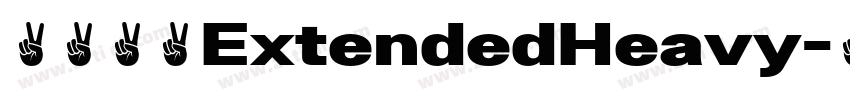 未來熒黑ExtendedHeavy字体转换