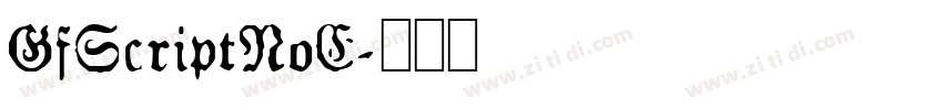 GfScriptNoE字体转换