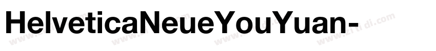 HelveticaNeueYouYuan字体转换