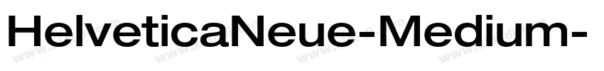 HelveticaNeue-Medium字体转换
