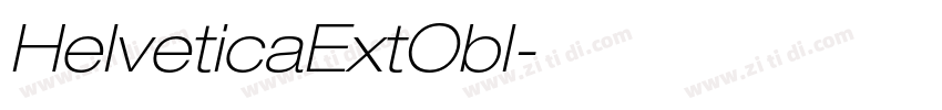HelveticaExtObl字体转换 HelveticaExtObl字体转换