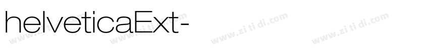 helveticaExt字体转换