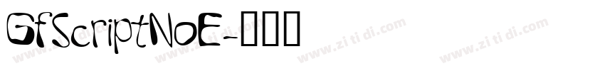 GfScriptNoE字体转换