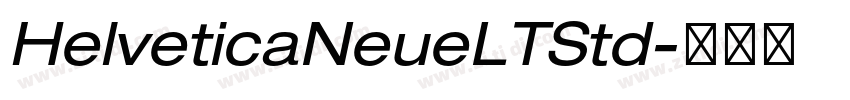 HelveticaNeueLTStd字体转换