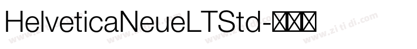 HelveticaNeueLTStd字体转换