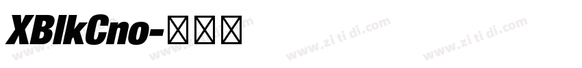 XBlkCno字体转换