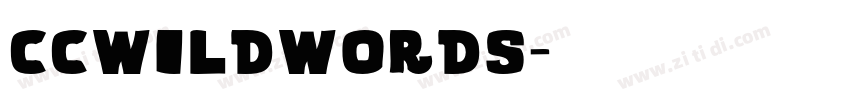 ccwildwords字体转换