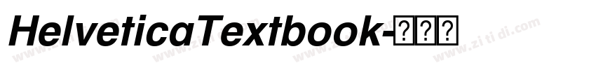 HelveticaTextbook字体转换