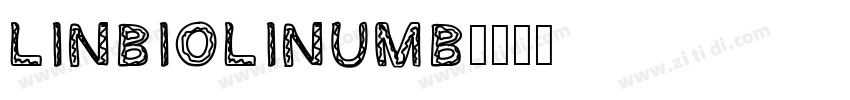 LinBiolinumB字体转换
