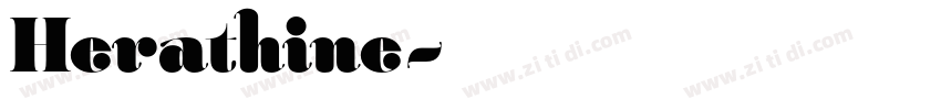 Herathine字体转换