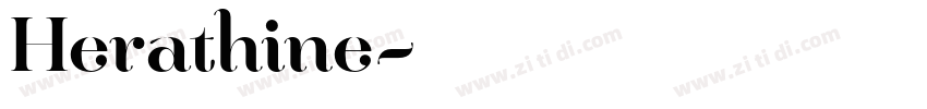 Herathine字体转换