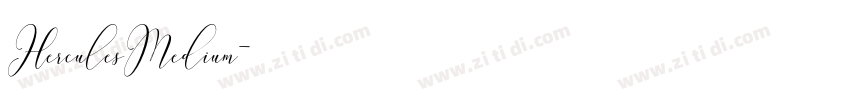 HerculesMedium字体转换