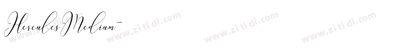 HerculesMedium字体转换