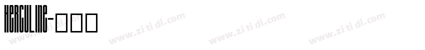 Herculine字体转换
