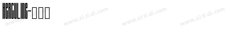 Herculine字体转换