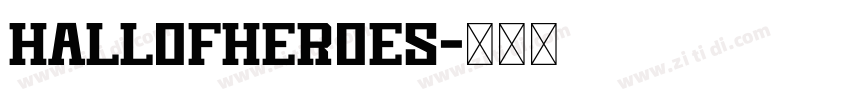 HallofHeroes字体转换