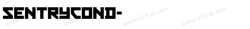 SentryCond字体转换