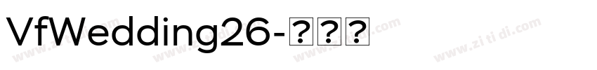 VfWedding26字体转换