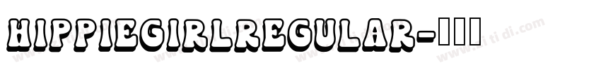 HippieGirlRegular字体转换