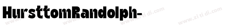 HursttomRandolph字体转换