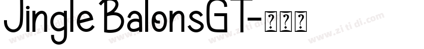 JingleBalonsGT字体转换