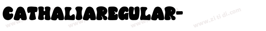 CathaliaRegular字体转换