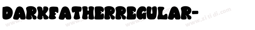 DarkfatherRegular字体转换