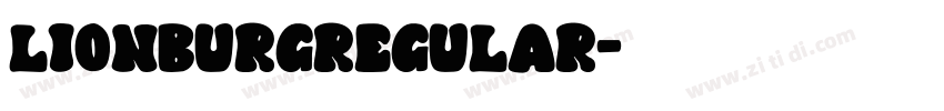 LionburgRegular字体转换